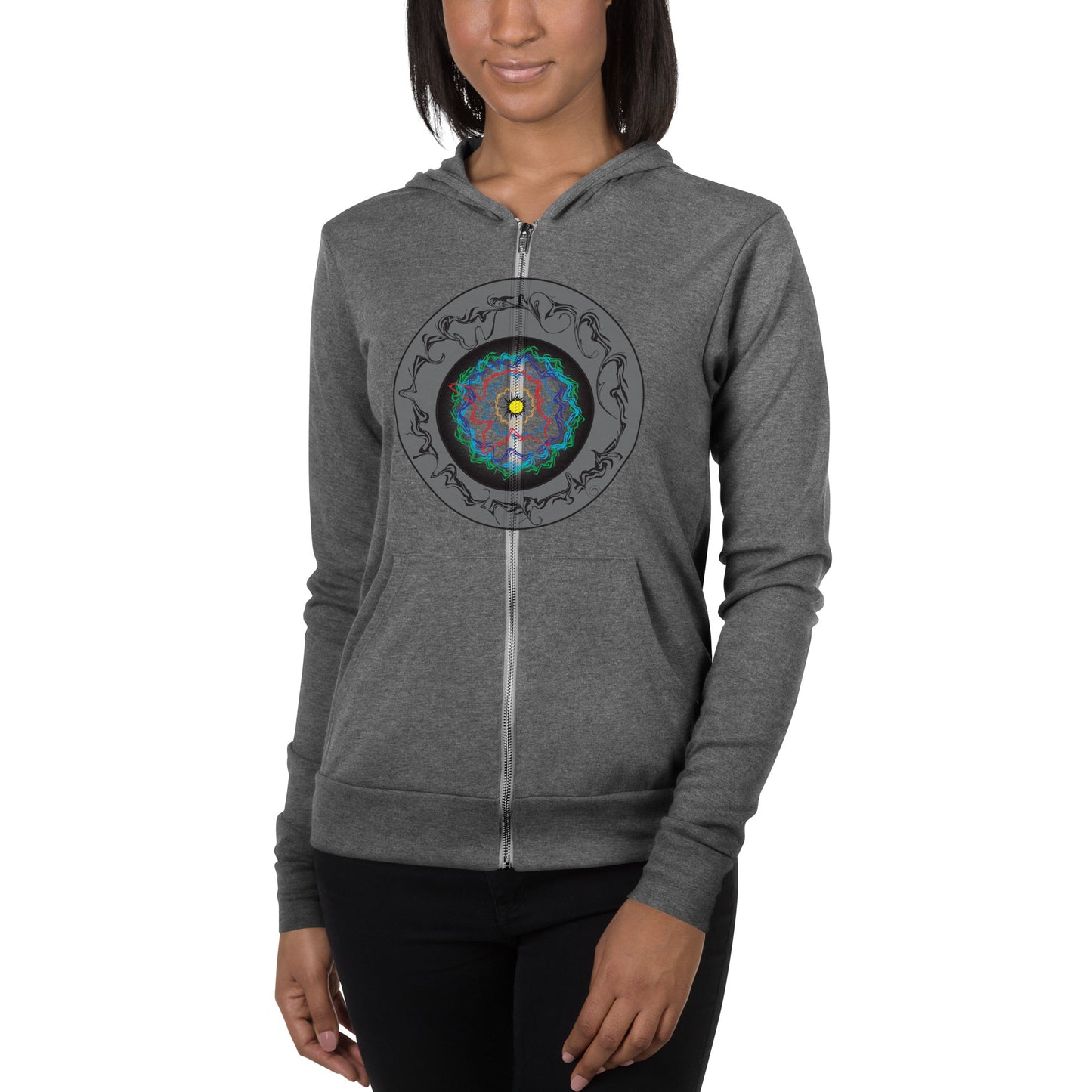 Unisex zip hoodie
