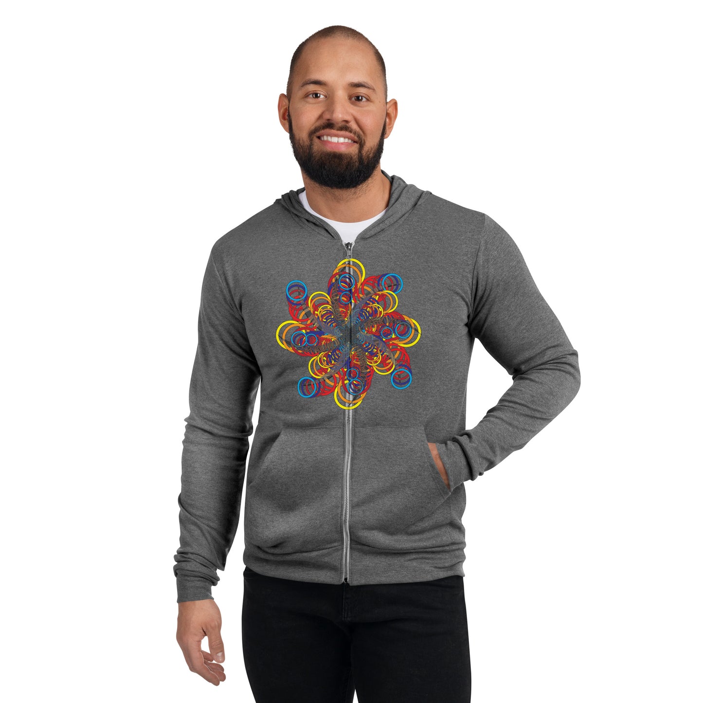 Unisex zip hoodie