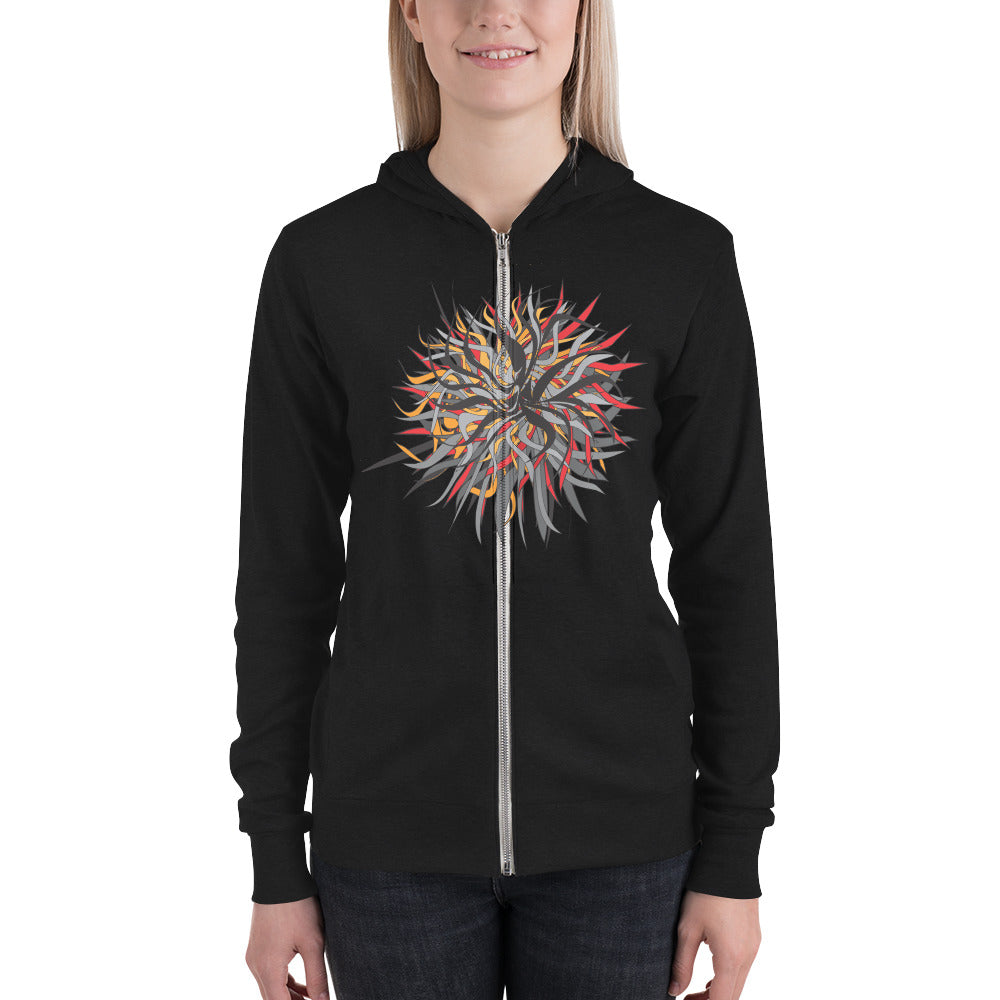 Unisex zip hoodie