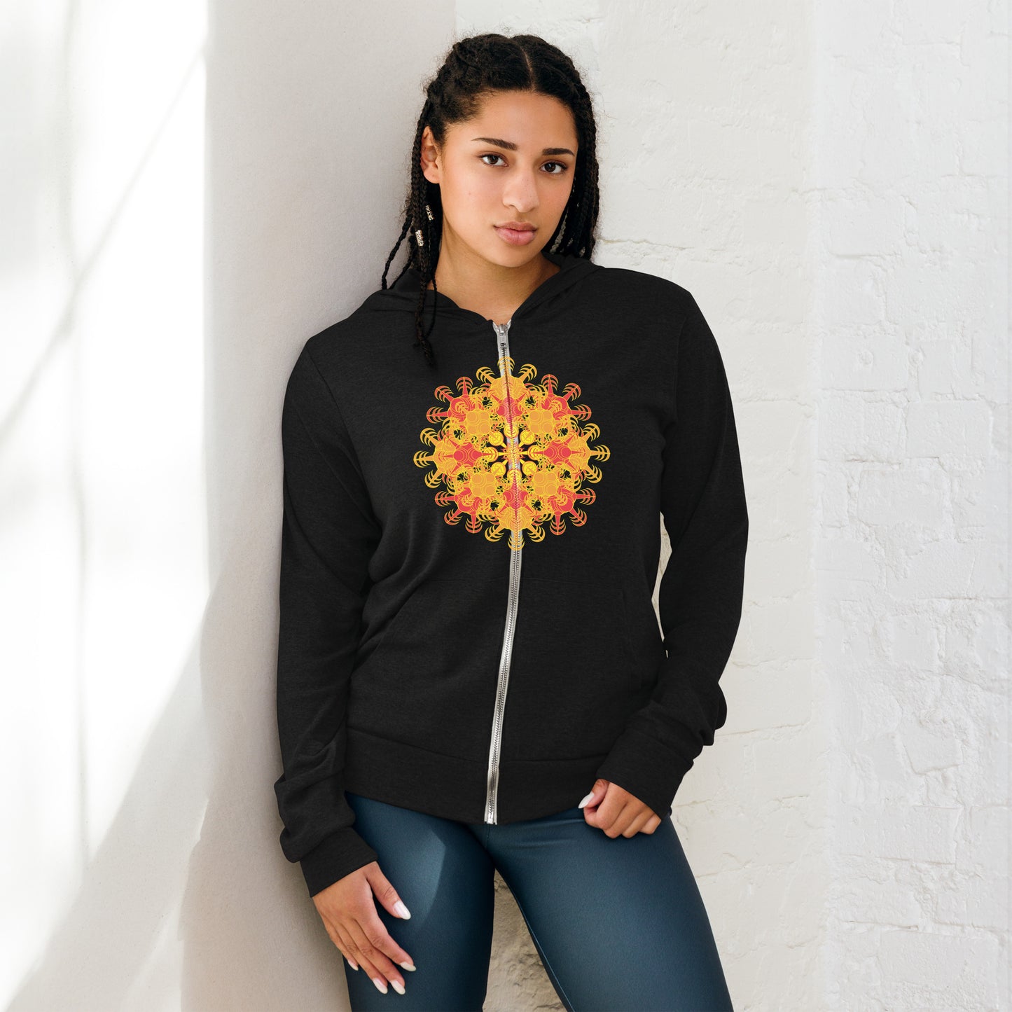 Unisex zip hoodie