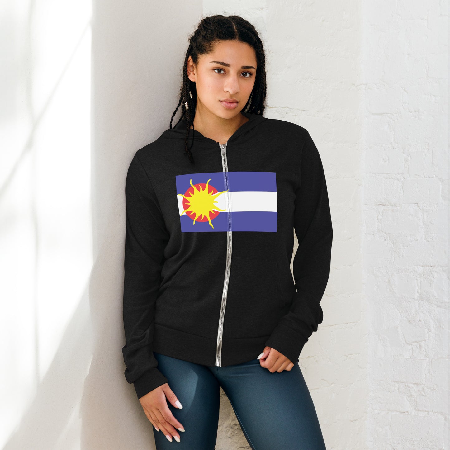 Unisex zip hoodie