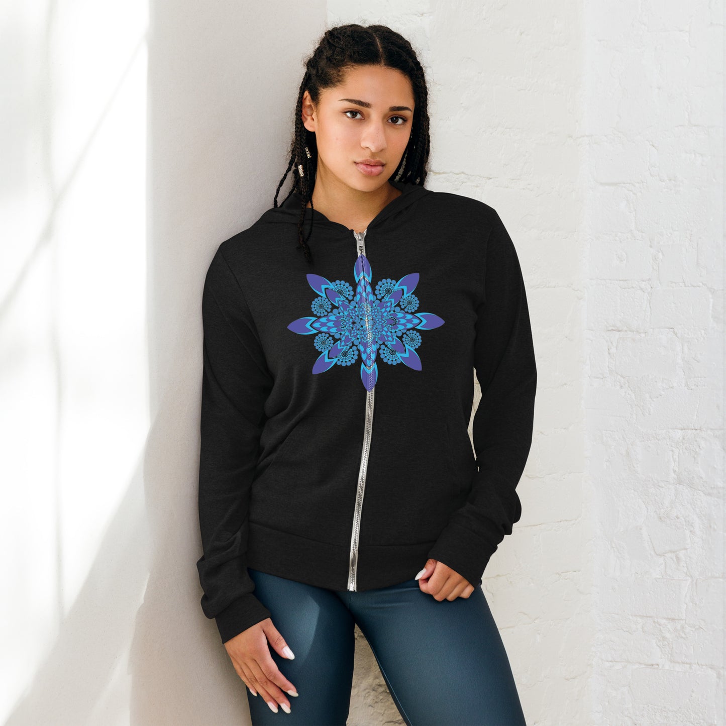 Unisex zip hoodie