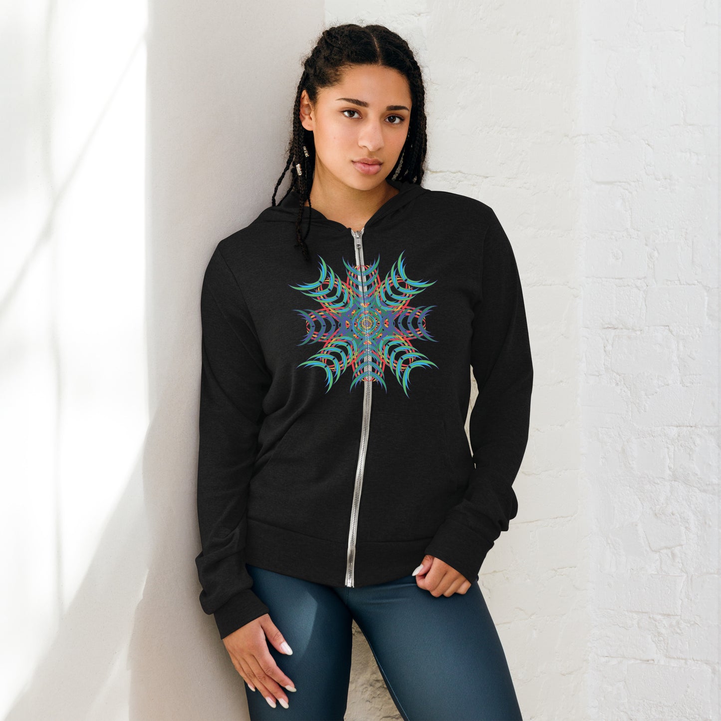 Unisex zip hoodie